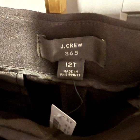 J.Crew High-Rise Trouser Pants | New w/ Tags | Size T12 - Picture 3 of 4